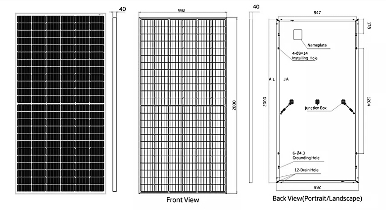 Solar panel mono