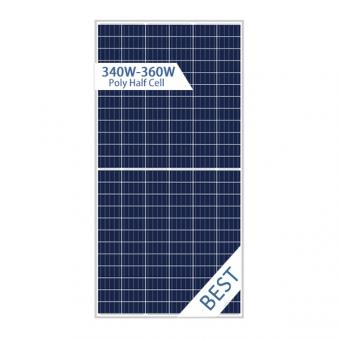 Polycrystalline solar panel